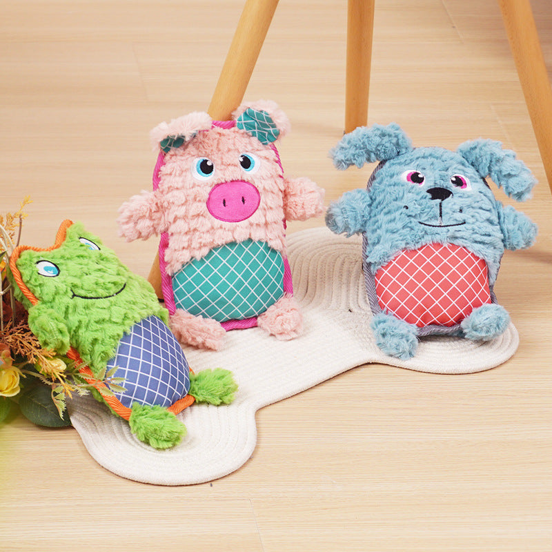 Toys For Dogs With Sound Bite Resistant For Puppies Not Rotten Molar Teeth Stuffed Toys Pet Supplies