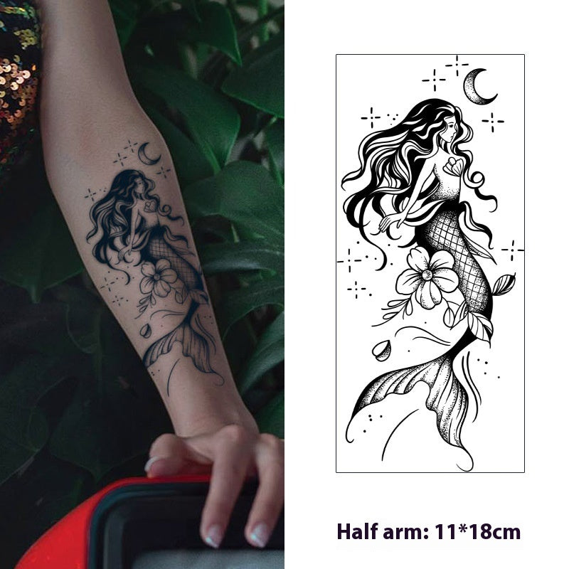Halbarm Kräuter Tattoo Aufkleber Saft süße Cartoon-Figur dauerhaft nicht reflektierend