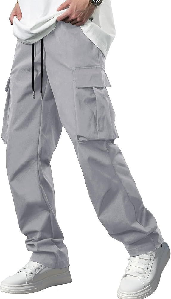 Neue Freizeit-Cargohose mit Kordelzug für Herren