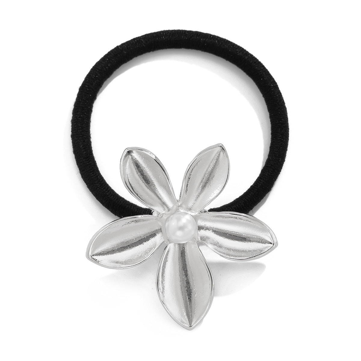 Haarschmuck aus Legierung mit fünf Blütenblättern, stilvoll und glänzend