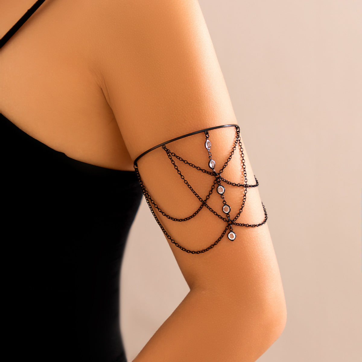 Armband mit Pailletten und Quaste für Damen