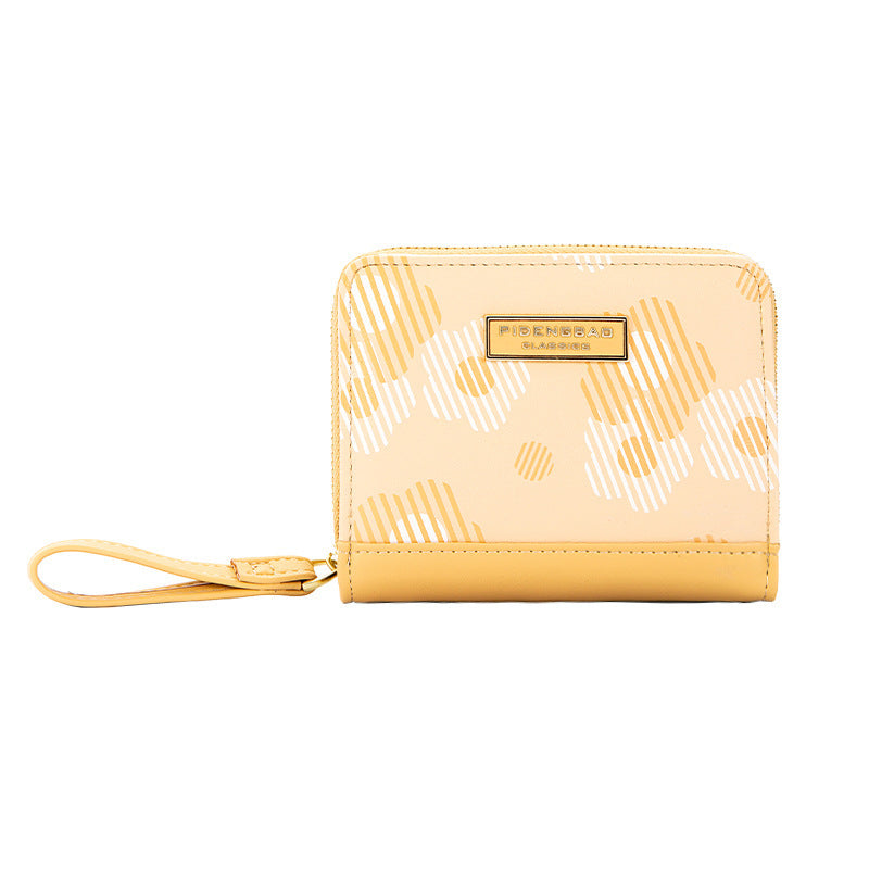 Neu Kreative Hazy Blume frauen Brieftasche Zipper