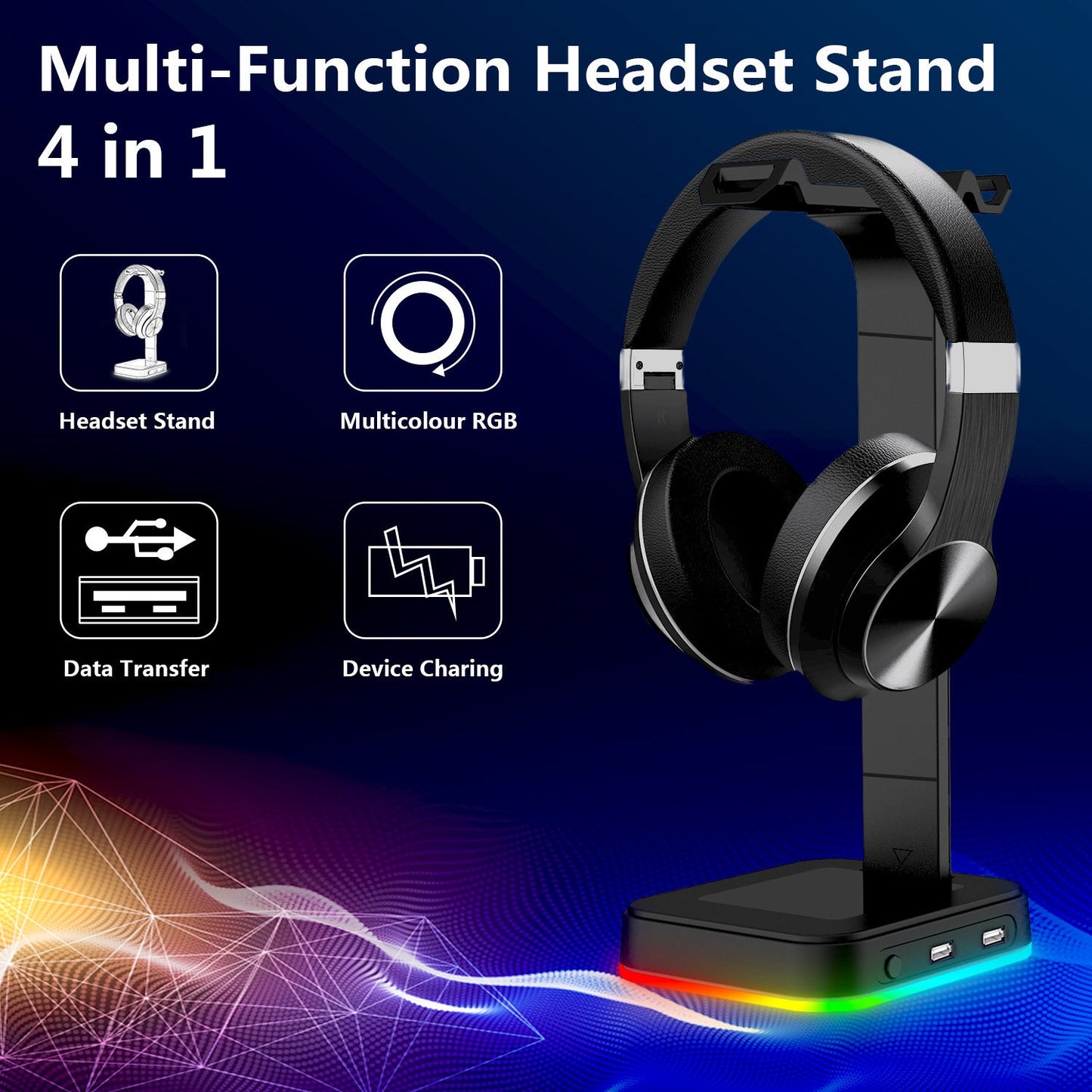 Farbwechselnde Headset-Halterung für Gaming-Headsets