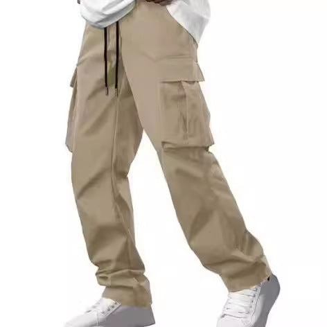 Neue Freizeit-Cargohose mit Kordelzug für Herren