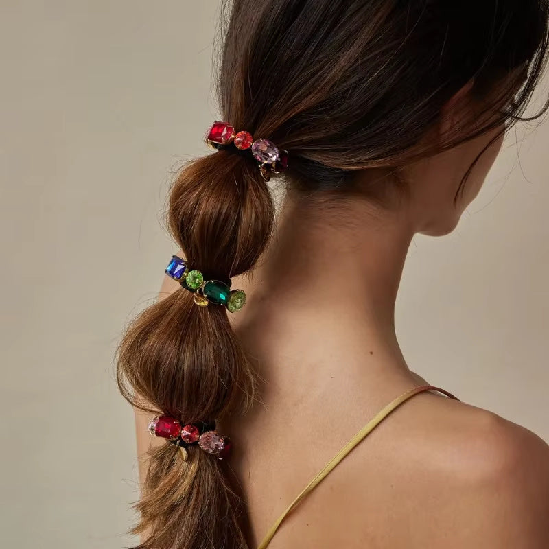 Neue Farbe Pferdeschwanz Haarring Haargummi