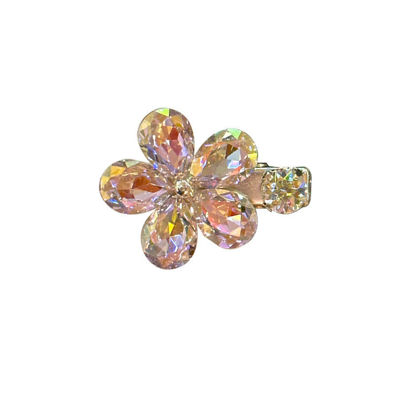 Fantasy Kristall Blumen Exquisite Seite Haarspangen