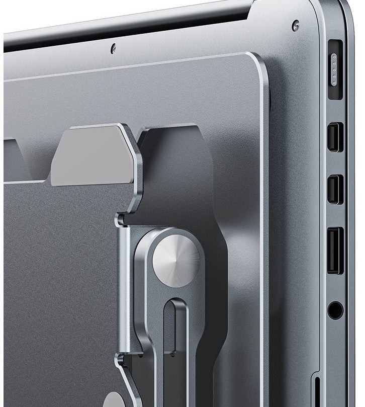 Verstellbarer Laptopständer, tragbarer Computerständer, Laptop-Riser aus Aluminiumlegierung, kompatibler Laptop-Ständerhalter
