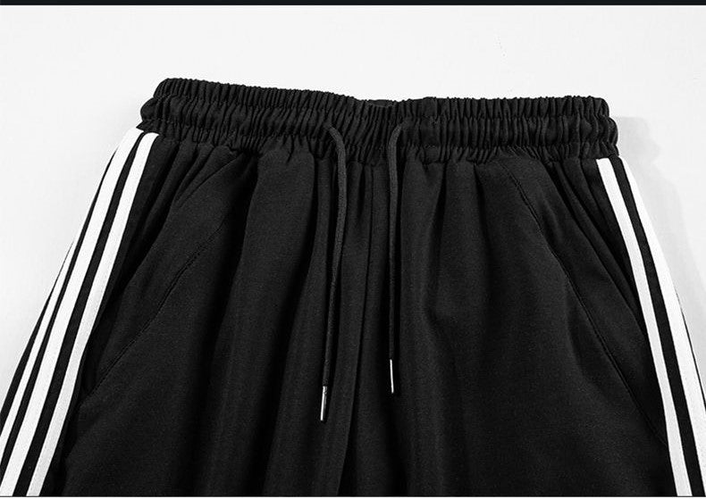 Herrenmodetrends Harlan Drei-Streifen-Hosen Lässige lange Hosen