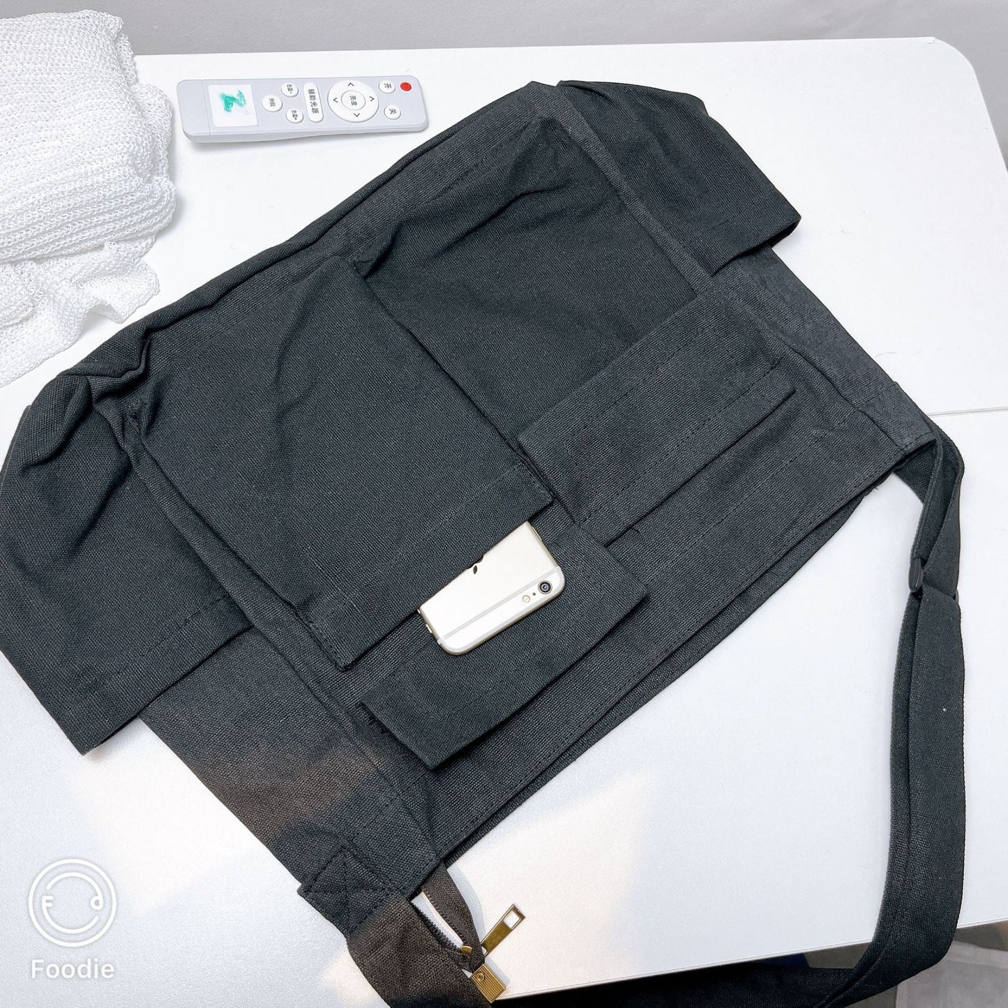 Retro-Umhängetasche aus Canvas für Damen mit großem Fassungsvermögen