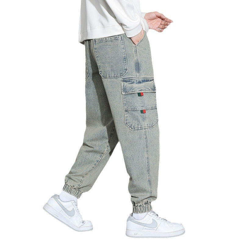 Retro-Workwear-Jeans für Herren