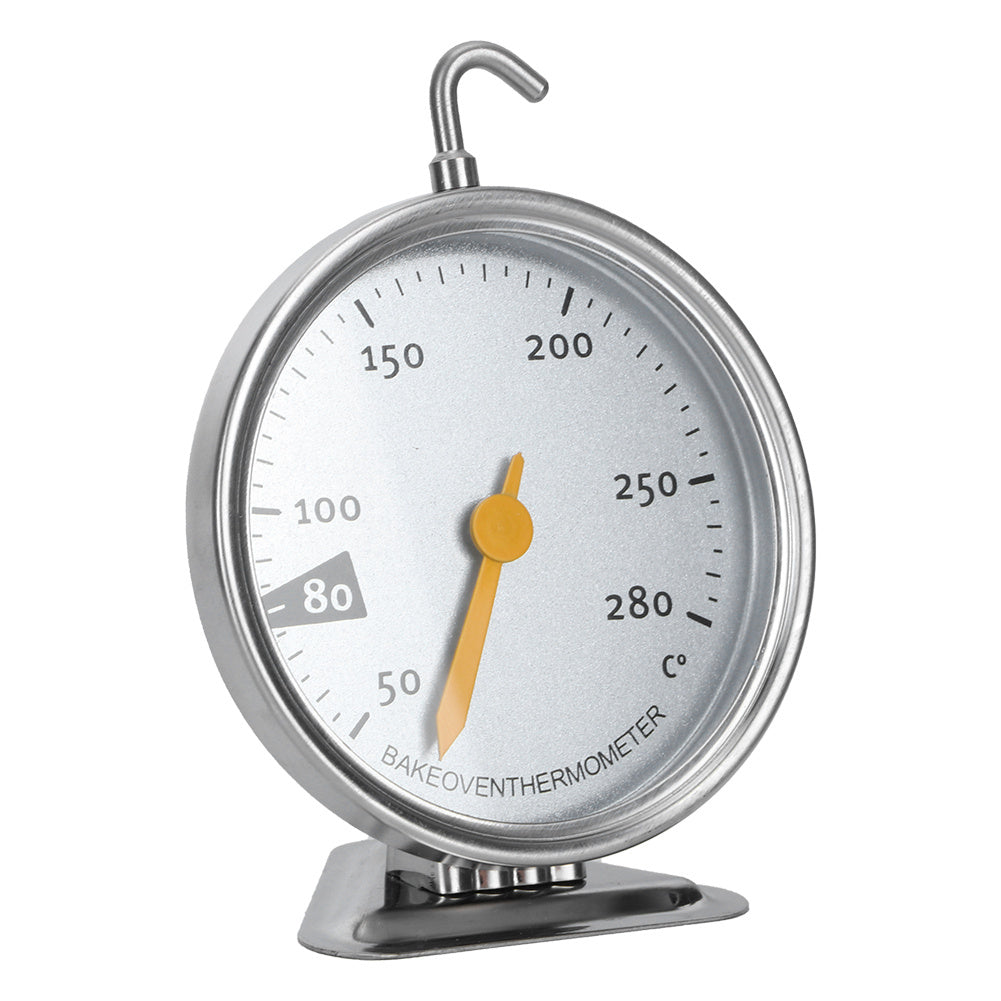 Stainless Steel Large Dial Oven Thermometer with Hook Kitchen Cooking Measuring Tools 50-280℃