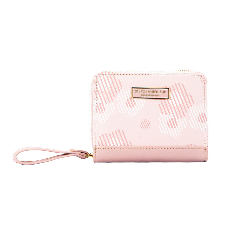Neu Kreative Hazy Blume frauen Brieftasche Zipper
