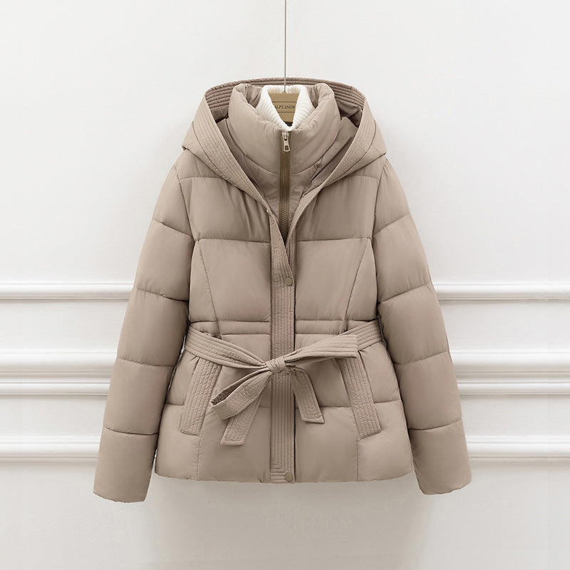 Fashion Personality Women's Short Waist Down Coat