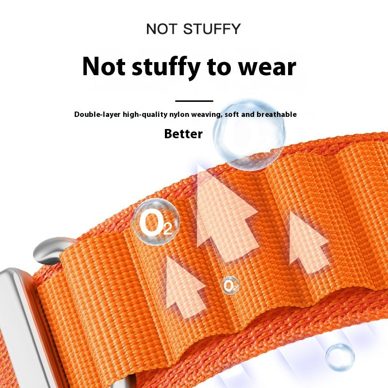 Passender Riemen, verstellbar, aus gewebtem Nylon, Mountain Loop