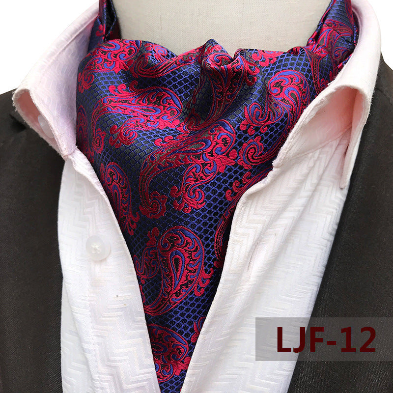 Herrenschal Jacquard Polyester Modisch und warm