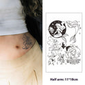 Halbarm Kräuter Tattoo Aufkleber Saft süße Cartoon-Figur dauerhaft nicht reflektierend