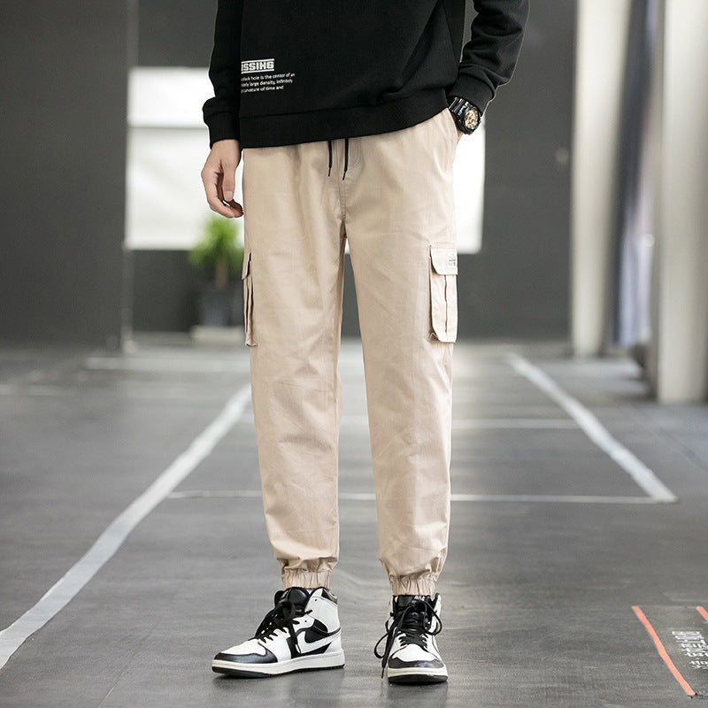 Cargohose Herren Streetwear Jogger Casual Jogginghose Techwear Army Hose