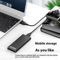 USB30 Solid-State-Festplattenkartusche NGFF-Schnittstelle zu USB30 SSD aus Aluminiumlegierung