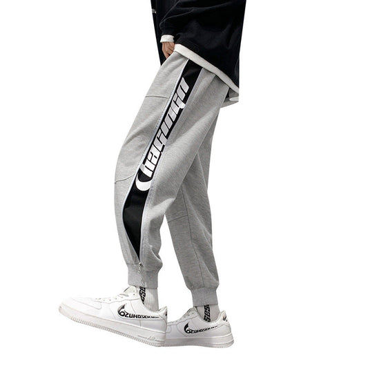 Modische Jogginghose mit Fußband für Herren im Herbst und Winter