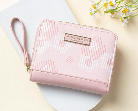 Neu Kreative Hazy Blume frauen Brieftasche Zipper