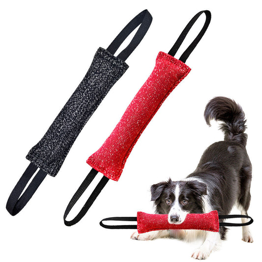 Langlebiger Hundebeißstab, kreativer Kaustab für Hunde zum Zerren, zur Zahnreinigung, ideal für mittelgroße Hunderassen, Stab für interaktives Spielen 