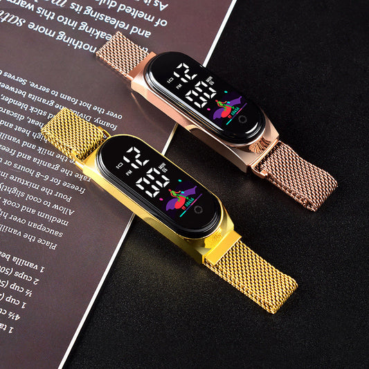 Innovatives, farbenfrohes, wasserdichtes Touchscreen-Armband und Uhr