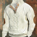 Frühling und Herbst Reißverschluss Digitaldruck Herrenpullover