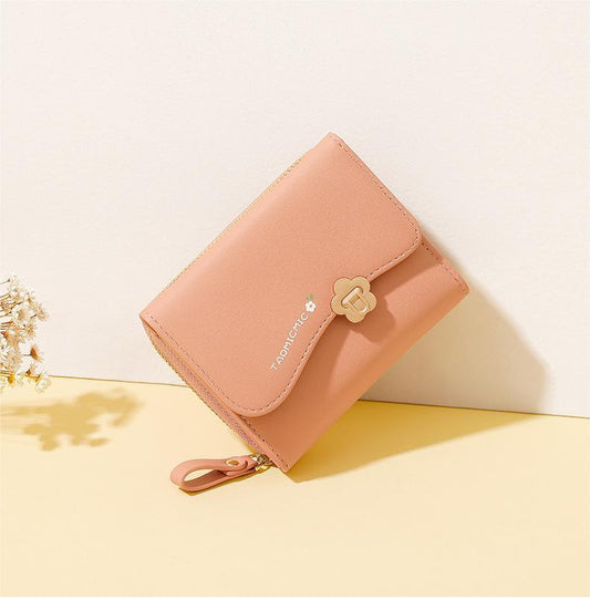 Blume Kurze Europäischen Und Amerikanischen Damen Brieftasche Mode-Design