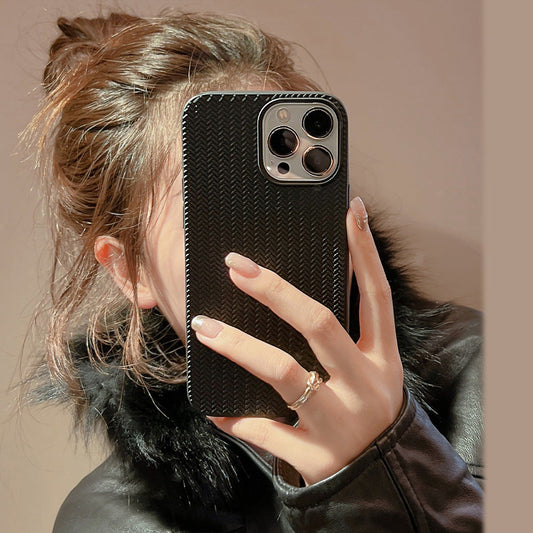 Knitted Solid Simple High-grade Mobile Phone Case