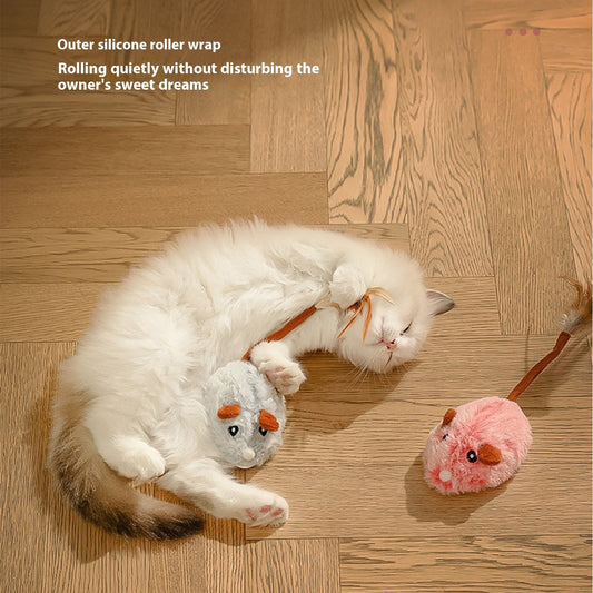 Katzenspielzeug Selbstentlastende, verstopfte elektrische Maus Katzenpfostenspielzeug Haustierprodukte