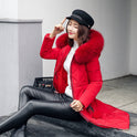 Winter frauen Kleidung Koreanischen Stil Baumwolle-gepolsterte Overknee Verlängert