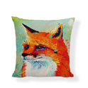 Flax Sunflower Pillowcase Sofa Cushion Waist Pillow