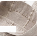 Schlankmachende Leggings aus gestricktem Leinen mit reinem Farbmuster