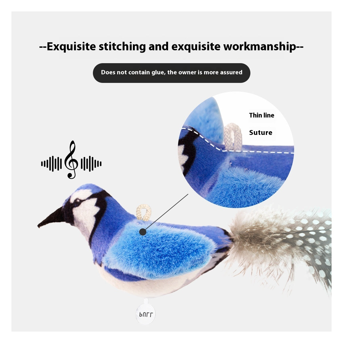 Neues Katzenspielzeug mit Vogel-Simulation