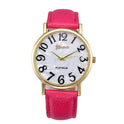 Marmor-Gürteluhr, modische Genfer Uhr, Muschel-Gesicht, lässige Uhr für Männer und Frauen