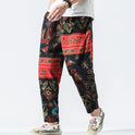 Neun Hosen im chinesischen Stil mit kleinen Fußlaternen