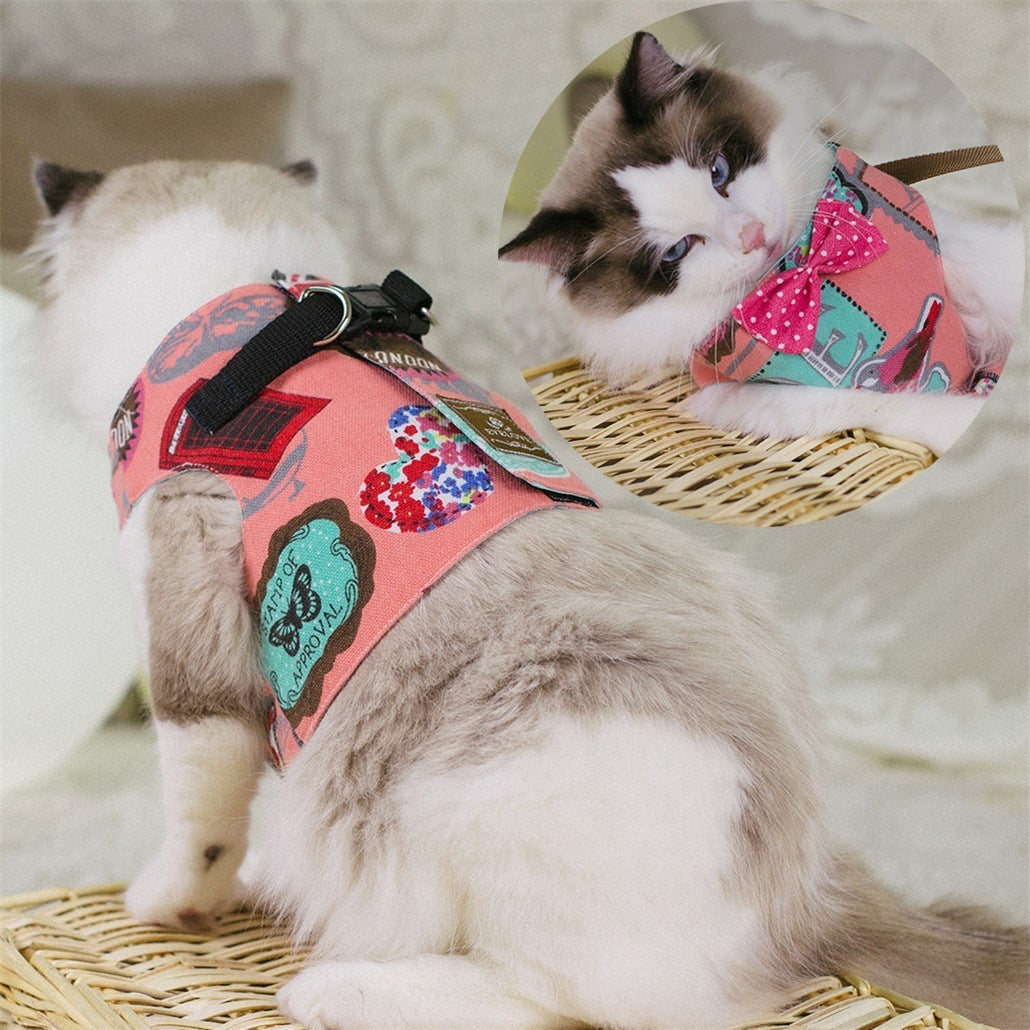 Brustgurt im Westenstil für Katzen