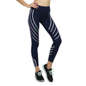 Europäische Schönheit Fitness Yogahosen Laserdruck schlank abnehmen Sport Leggings