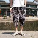 Lockere Retro-Kurze Hose in Übergröße