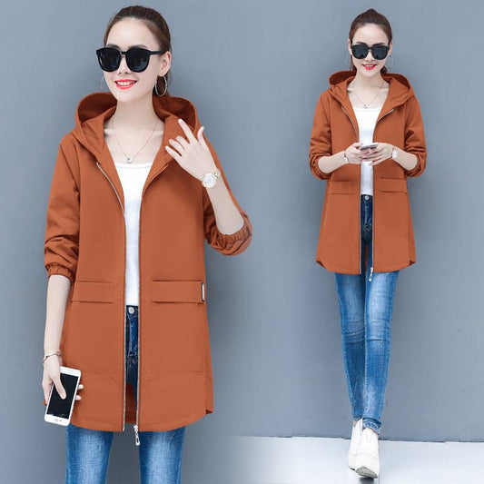 Neuer Stil Plus Fat Trenchcoat für Damen in Übergröße