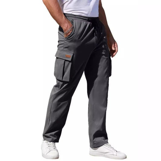 Neue Freizeit-Cargohose mit Kordelzug für Herren