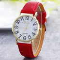 Marmor-Gürteluhr, modische Genfer Uhr, Muschel-Gesicht, lässige Uhr für Männer und Frauen