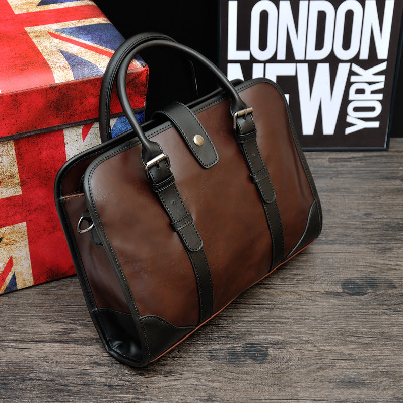 Retro One-Shoulder-Aktentasche