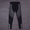 Europäische Schönheit Fitness Yogahosen Laserdruck schlank abnehmen Sport Leggings