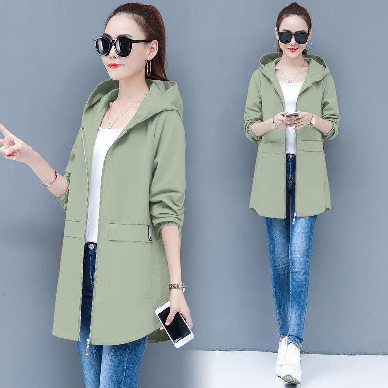 Neuer Stil Plus Fat Trenchcoat für Damen in Übergröße