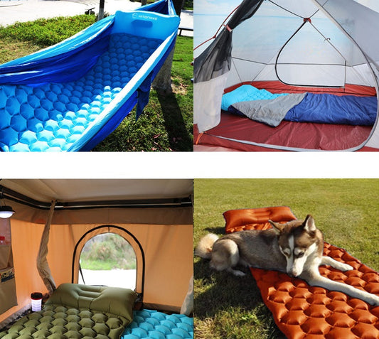 Aufblasbare Wabenmatratze für Camping im Freien, Zelt-Isomatte