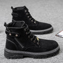 Round toe side zipper casual Martin boots