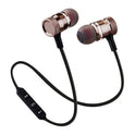 Drahtloses Bluetooth-Headset für den Sport, Laufen, magnetische Leitungssteuerung, binaurales Stereo-In-Ear, hängender Hals, Mobiltelefon, universeller Anrufbeantworter
