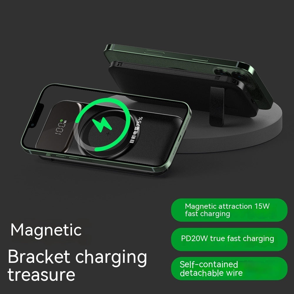 Kabellose Powerbank mit Kabel