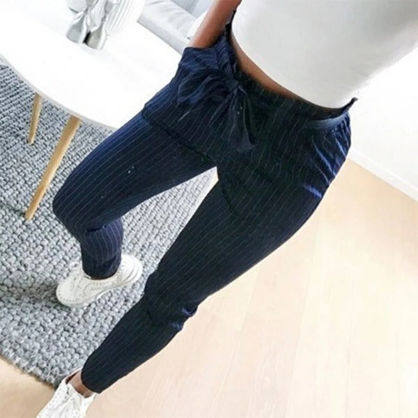 Europäische und amerikanische neue Mode wilde Taille beschnittene Hosen 